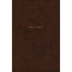 NKJV Ref Center-Column Red Letter Index Brown (Comfort Print)(Imitation Leather)