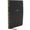 NKJV Thinline Bible Red Letter Giant Print Indexed Black (Comfort Print)(Imitation Leather)
