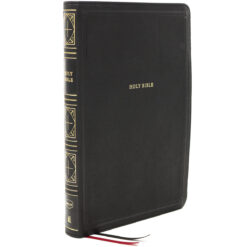 NKJV Thinline Bible Red Letter Giant Print Indexed Black (Comfort Print)(Imitation Leather)