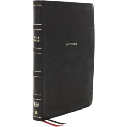 NKJV Ref Bible Center Column Red Letter Super Giant Print Black (Comfort Print)(Imitation Leather)