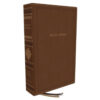 KJV Personal Size Ref Bible Red Letter Comfort Print Brown (Sovereign Collection)(Imitation Leather)