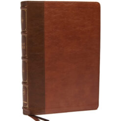KJV Verse-By-Verse Reference Large Print Brown (Comfort Print)(Maclaren Series)(Imitation Leather)