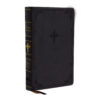 NABRE Revised Edition Catholic Bible Large Print Indexed Black (Comfort Print)(Imitation Leather)