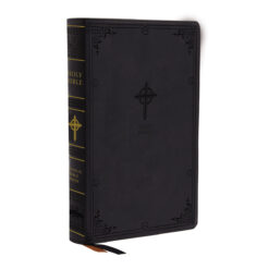 NABRE Revised Edition Catholic Bible Large Print Indexed Black (Comfort Print)(Imitation Leather)