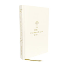 NABRE Revised Edition Catholic First Communion New Testament Bible White (Imitation Leather)