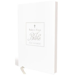 KJV Baby's First New Testament Bible Red Letter White (Comfort Print)(Hardcover)