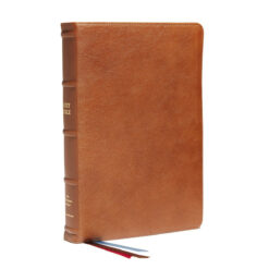 NKJV Personal Size End-Of-Verse Ref Bible Large Print (Comfort Print)(Premier)(Genuine Leather)