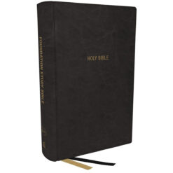 KJV Foundation Study Bible Large Print Red Letter Black (Comfort Print)(Imitation Leather)