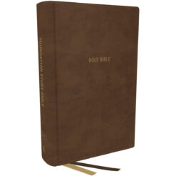 KJV Foundation Study Bible Large Print Red Letter Brown (Comfort Print)(Imitation Leather)