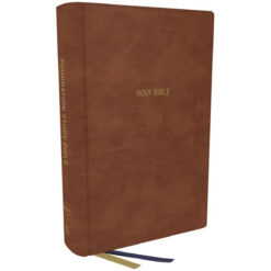 NKJV Foundation Study Bible Large Print Red Letter Brown (Comfort Print)(Imitation Leather)
