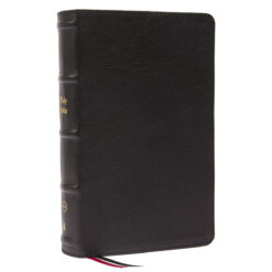 KJV Single-Column Personal Size Ref Bible Large Print Index Black (Comfort Print)(Genuine Leather)