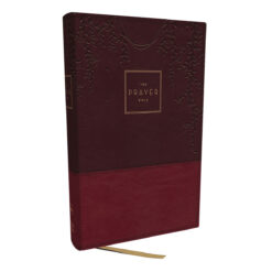 NKJV Burgundy Imitation Leather The Prayer Bible Comfort Print