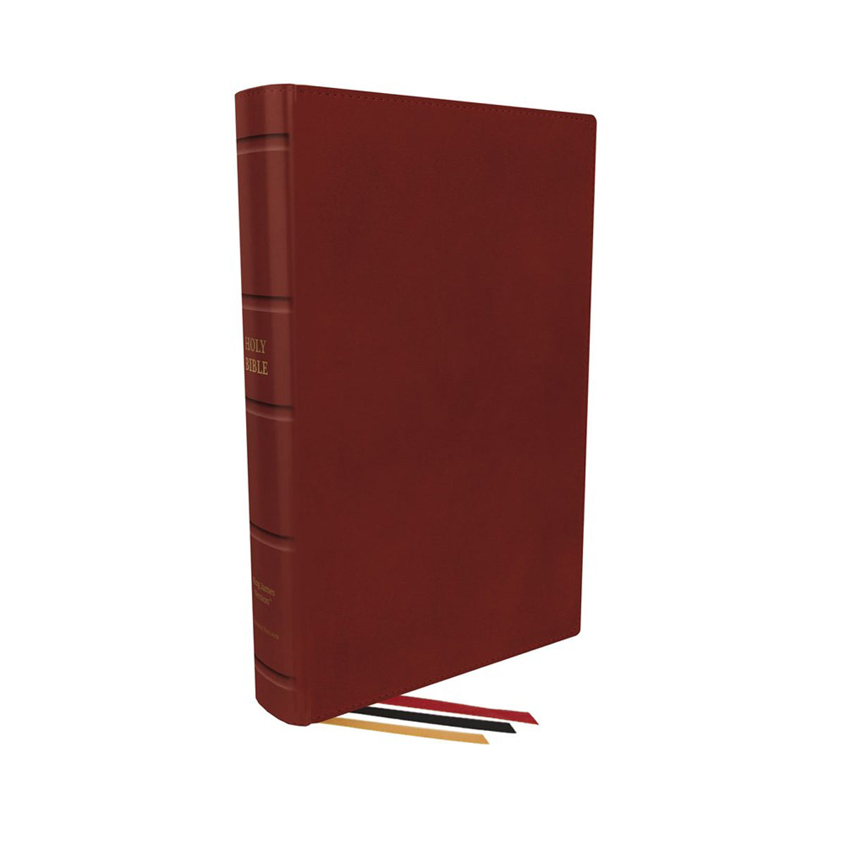 KJV Single-Column Personal Size Reference Bible Red (Comfort Print)(Premier)(Genuine Leather)