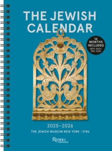 The Jewish Calendar 2025–2026 (5786) 16-Month Planner Calendar - 9780789348180