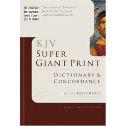 KJV Super Gaint Print Dictionary & Concordance (Hardcover)