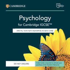 NEW Cambridge International IGCSE Psychology Digital Teacher's Resource Access Card