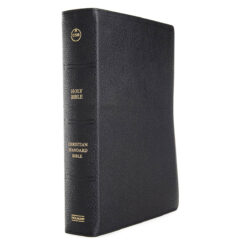 CSB Ancient Faith Study Bible Goatskin Black (Handcrafted Collection)(Genuine Leather)
