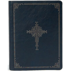 CSB Ancient Faith Study Bible Navy Indexed (Imitation Leather)