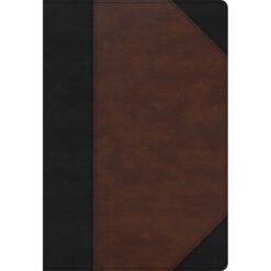 KJV Reference Super Giant Print Bible Indexed Black / Brown (Imitation Leather)