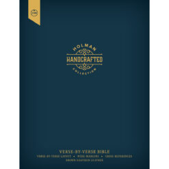 CSB Verse-By-Verse Reference Bible Premium Goatskin Black (Handcrafted Collection)(Genuine Leather)