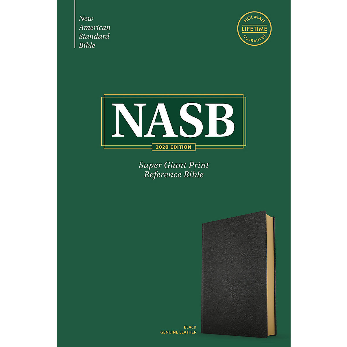 NASB Reference Bible Super Giant Print Black (Genuine Leather)