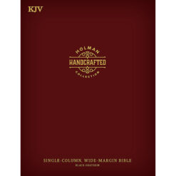 KJV Single Column Wide Margin Bible Premium Goatskin Black (Handcrafted Collection)(Genuine Leather)