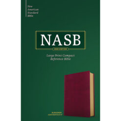 NASB Compact Reference Bible Burgundy (Imitation Leather)