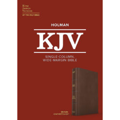 KJV Single-Column Wide-Margin Bible Brown (Imitation Leather)
