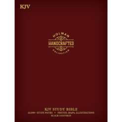 KJV Study Bible Full Colour Premium Goatskin Black (Handcrafted Collection)(Genuine Leather)