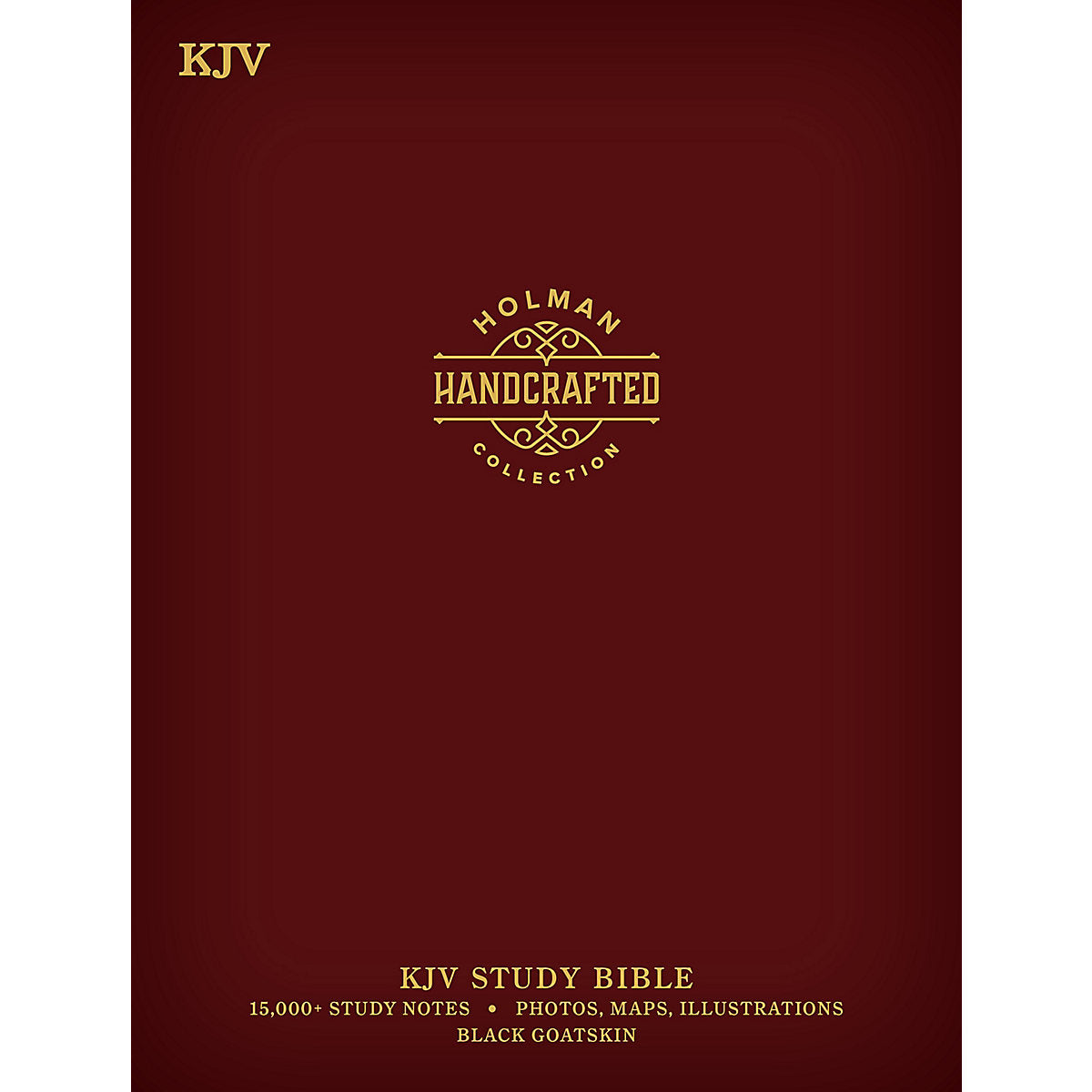 KJV Study Bible Full Colour Premium Goatskin Black (Handcrafted Collection)(Genuine Leather)