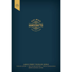 CSB Thinline Bible Large Print Goatskin Brown (Genuine Leather)