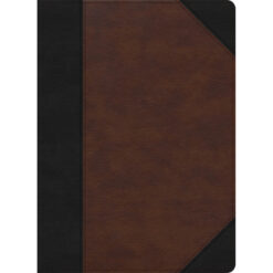 CSB Verse-By-Verse Reference Bible Black And Brown (Imitation Leather)