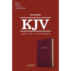 KJV Thinline Bible Large Print Burgundy (Imitation Leather)