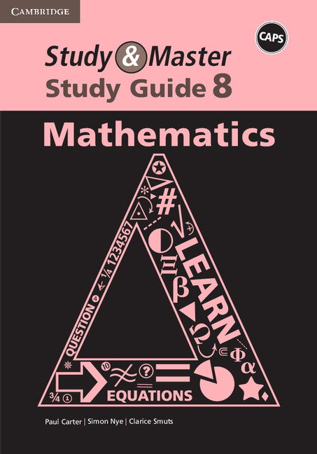 Study & Master Study Guide Mathematics Grade 8