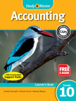 Study & Master Accounting Learner's Book Grade 10 Learner's Book Grade 10