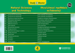 Study & Master INzululwazi ngeNdalo neTeknoloji Ibanga 4 (revision card pack - 16 cards in sleeve)