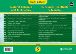 Study & Master INzululwazi ngeNdalo neTeknoloji Ibanga 5 (poster pack - 12 posters in carry case)