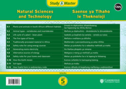 Study and Master Natural Sciences and Technology Grade 5 Poster Pack (Sesotho)