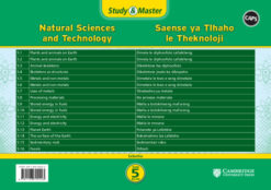 Study & Master Natural Science and Technology Grade 5 Flashcards (Sesotho)