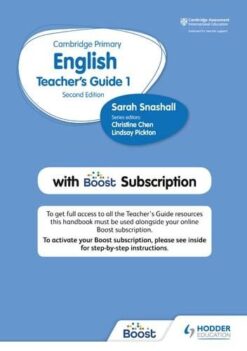 Cambridge Primary English Teacher'S Guide 1 With Boost Subscription