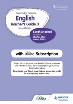 Cambridge Primary English Teacher'S Guide 3 With Boost Subscription