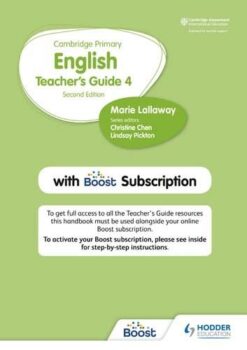 Cambridge Primary English Teacher'S Guide 4 With Boost Subscription