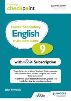 Cambridge Checkpoint Lower Secondary English Teacher'S Guide 9 With Boost Subscription