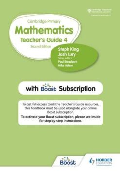 Cambridge Primary Mathematics Teacher'S Guide 4 With Boost Subscription
