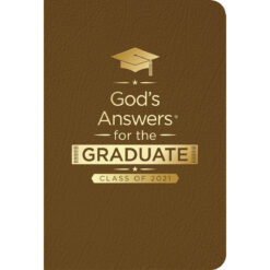 God's Answers For The Graduate Class Of 2021 NKJV Brown (God's Answers)(Imitation Leather)