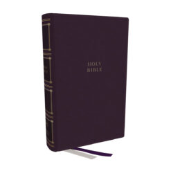 KJV Compact Center-Column Reference Bible Index Purple Comfort Print (Imitation Leather)