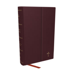 NKJV Compact Paragraph-Style Ref Bible Red Letter Burgundy (Comfort Print)(Flexcover)