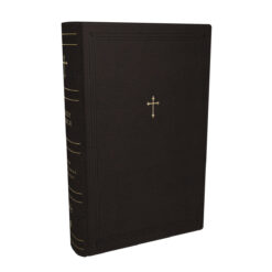 NKJV Compact Paragraph-Style Ref Bible Red Letter Zipper Black (Comfort Print)(Imitation Leather)
