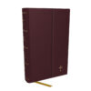 KJV Compact Reference Bible Red Letter With Flap Burgundy (Comfort Print)(Flexcover)