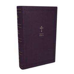 KJV Compact Reference Bible Red Letter With Zip Purple (Comfort Print)(Imitation Leather)
